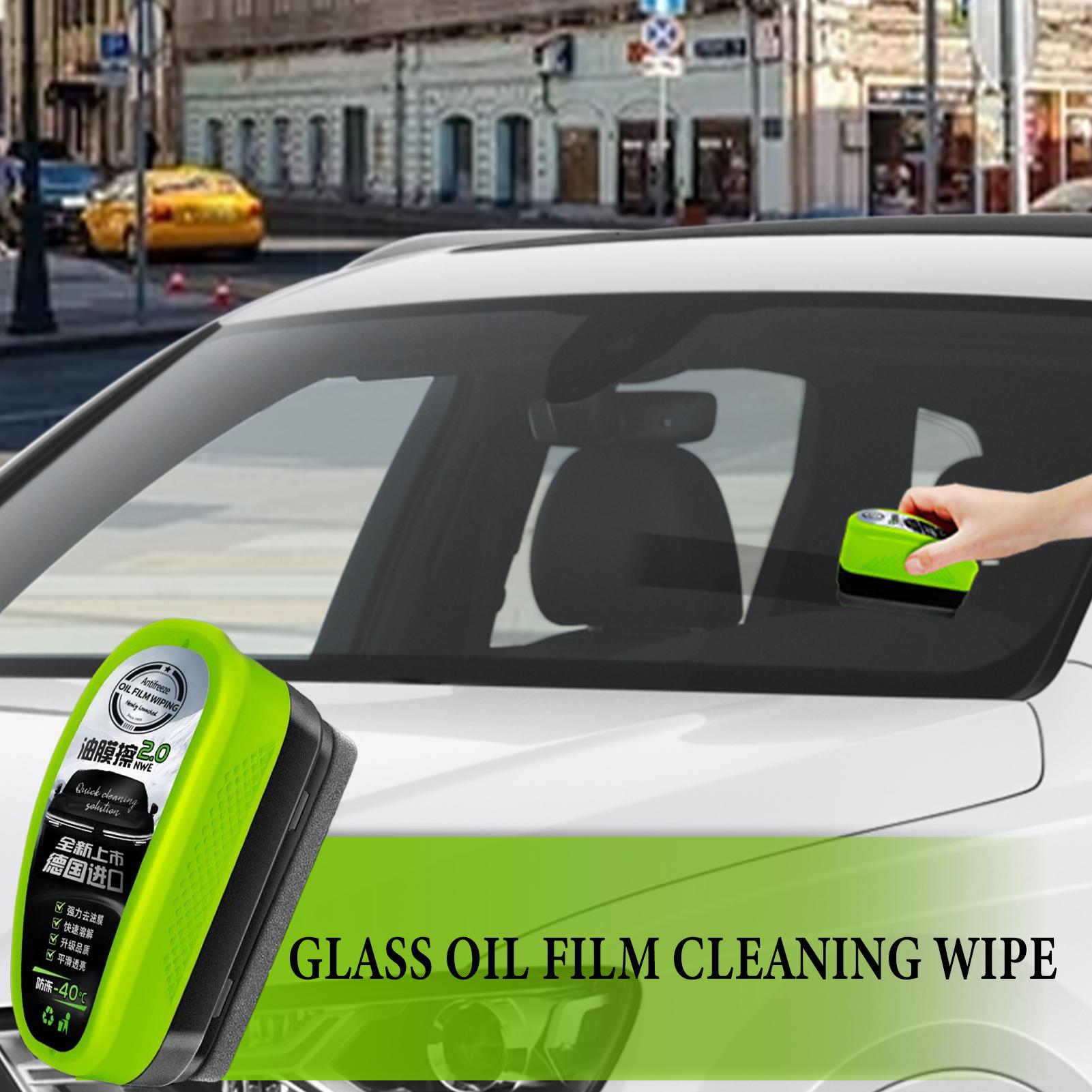 Car Cleaning Brush - Car Glass Oil Film Remover Automotive