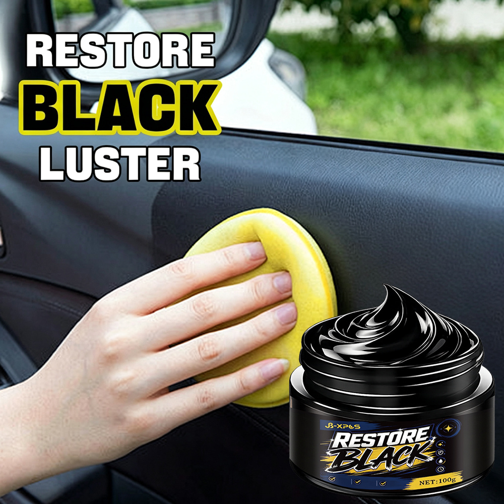 Trim Restorer Plastic - Car Plastic Leather Restorer Cream Deep
