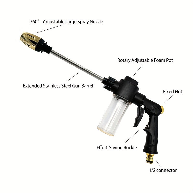 3-Speed High-Pressure Water Gu - Pressure Washer Foam Gun ulasan dan harga
