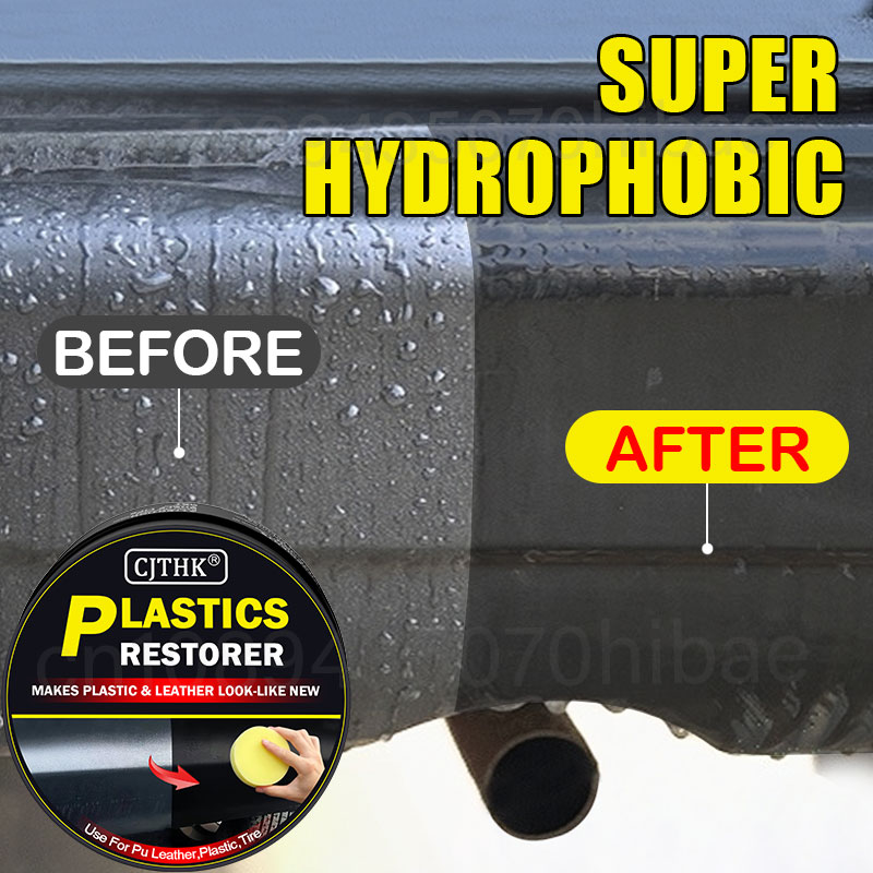 Car Plastic Restorer Back To B - Leather Cleaner Interior ulasan dan harga