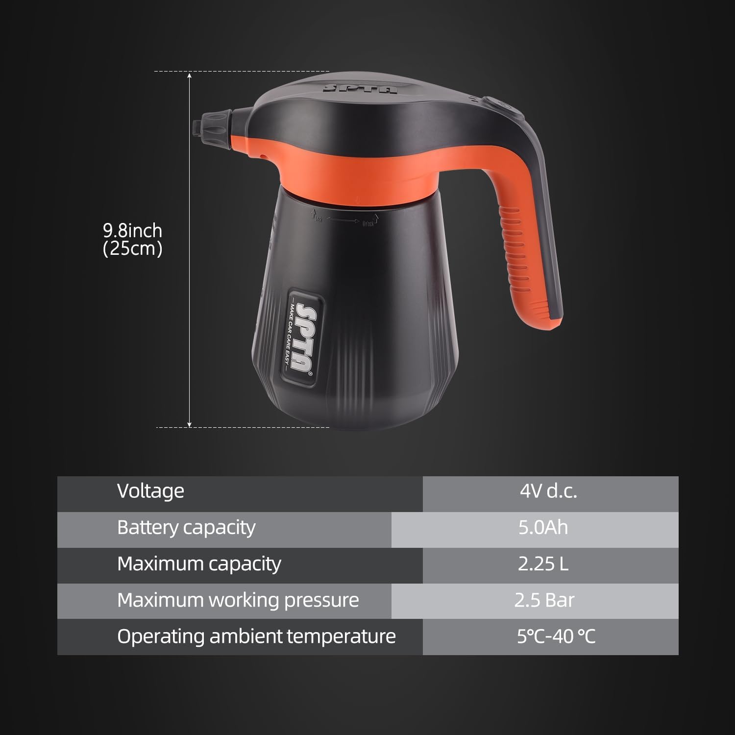 SPTA 2.25L/76 oz Electric Pres - Foam Cannon Car Wash ulasan dan harga