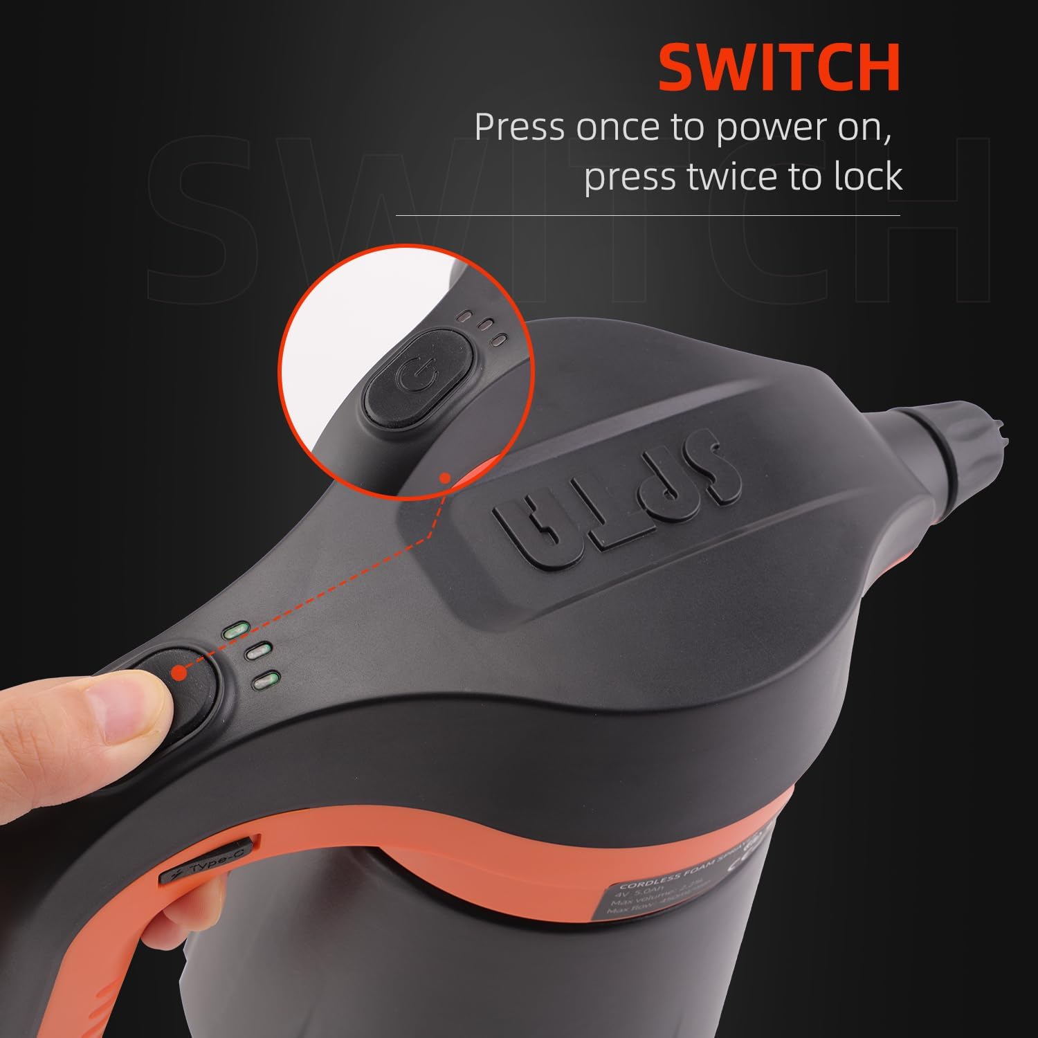 SPTA 2.25L/76 oz Electric Pres - Foam Cannon Car Wash ulasan dan harga