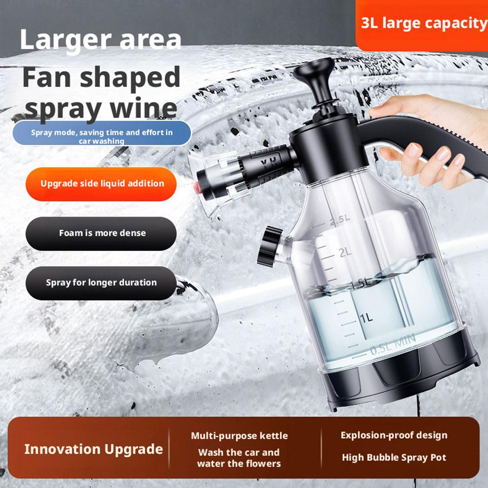 3L Hand Pump Foam Sprayer With - Foam Cannon Car Wash ulasan dan harga