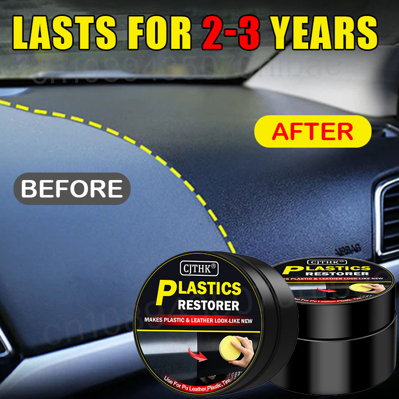 Car Plastic Restorer Back To B - Leather Cleaner Interior ulasan dan harga