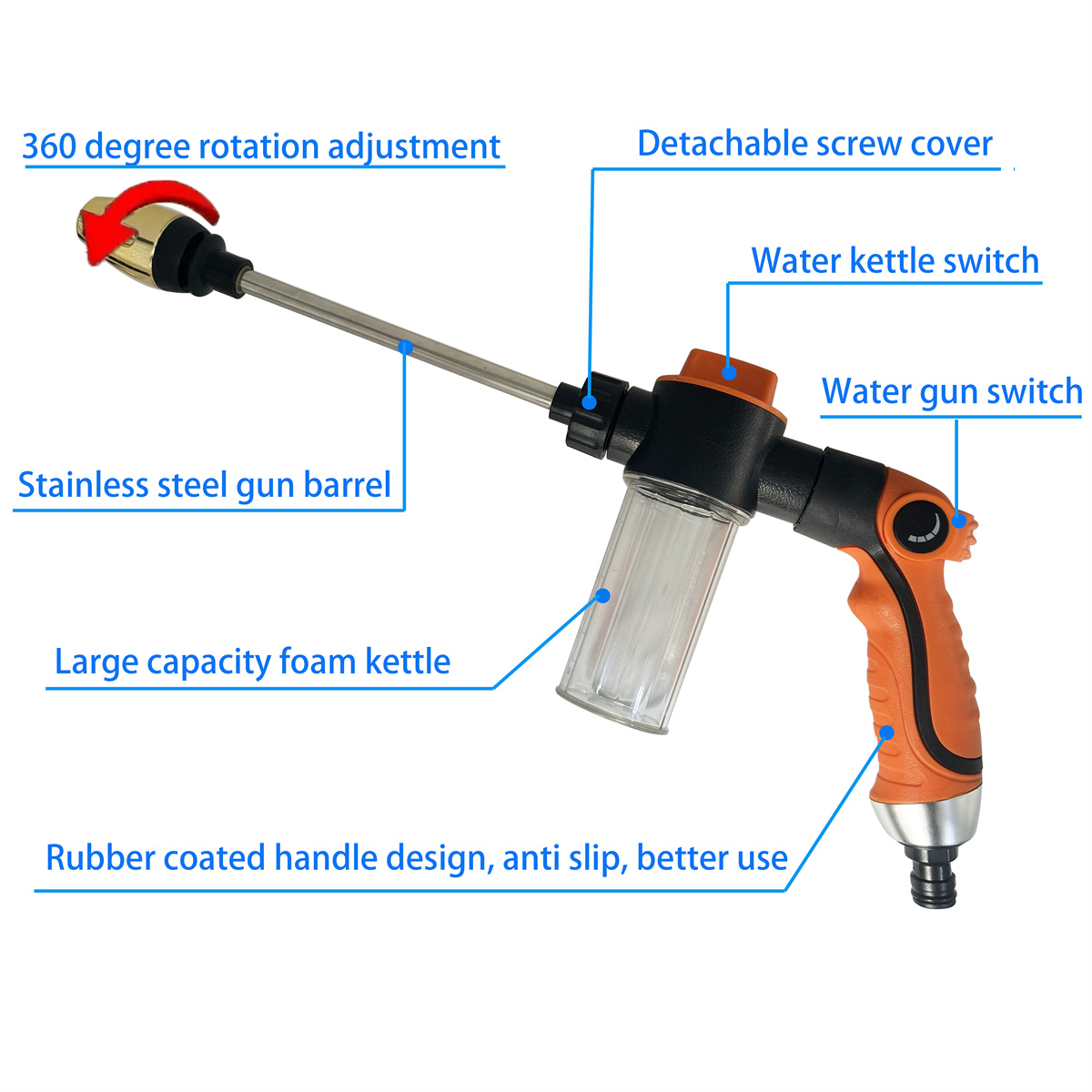2026 High-Pressure Car Washing - Pressure Washer Foam Gun ulasan dan harga