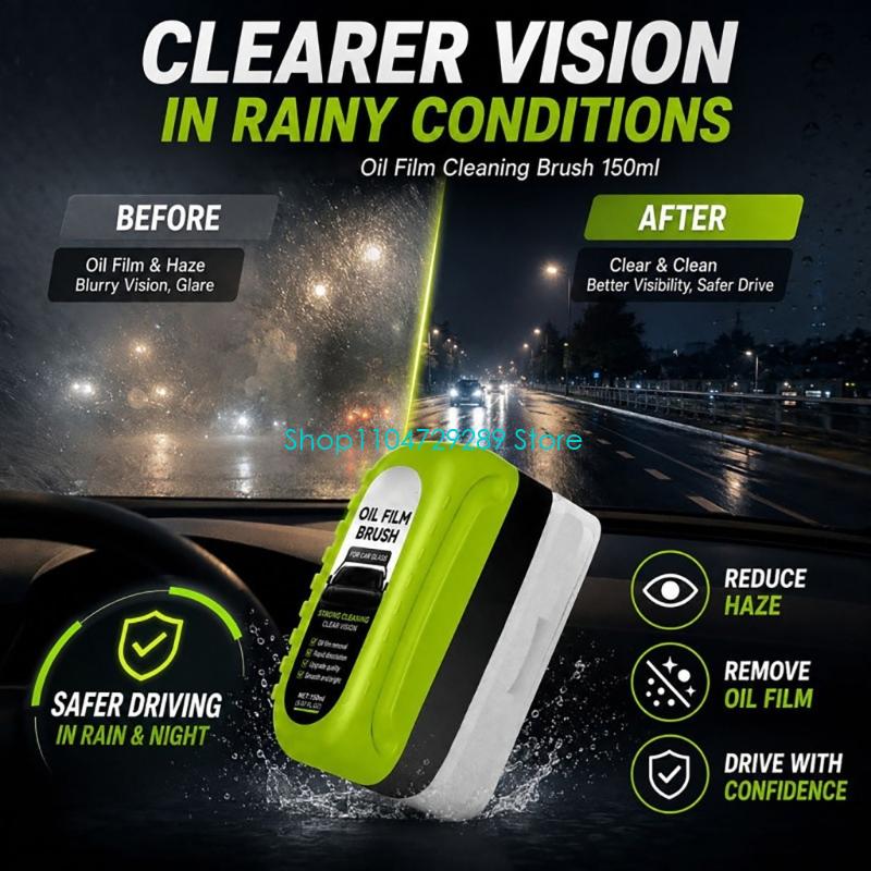 D8KE Driver Windshield Cleanin - Car Cleaning Brush ulasan dan harga